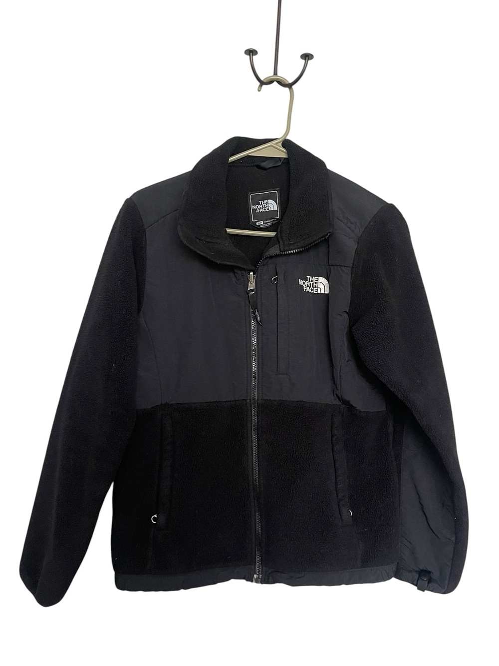 The North Face Black Fleece Jacket with Embroidered Logo